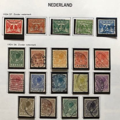 Netherlands  # 142-160 Used