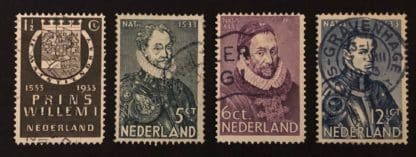 Netherlands Scott # 196-199 Used