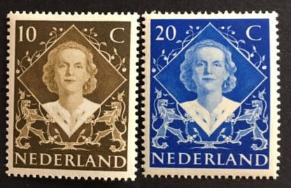 Netherlands Scott # 304-305 Mint Hinged