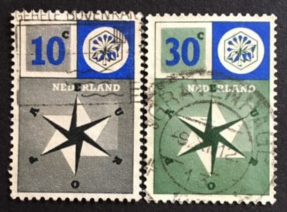 Netherlands Scott # 372-373 Used