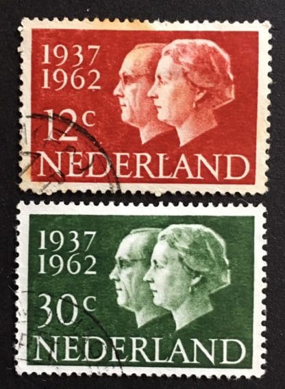 Netherlands Scott # 389-390 Used