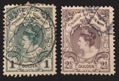 Netherlands Scott # 83-84 Used