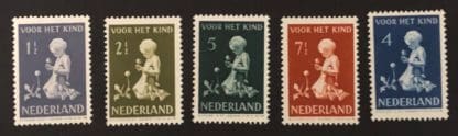 Netherlands Scott # B129-B133 Mint Hinged