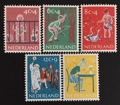 Netherlands Scott # B336-B340 Mint Never Hinged