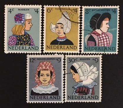 Netherlands Scott # B348-B352 Used