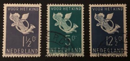 Netherlands Scott # B90-B91/B93 Used