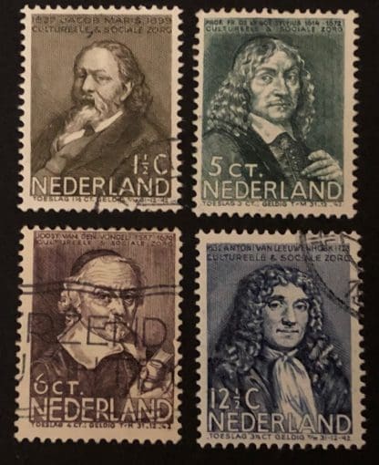 Netherlands Scott # B94-B97 Used