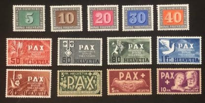 Switzerland Scott # 293-305 Mint Hinged