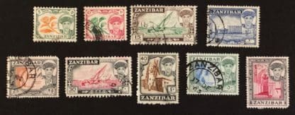 Zanzibar Scott # 264-273 Used