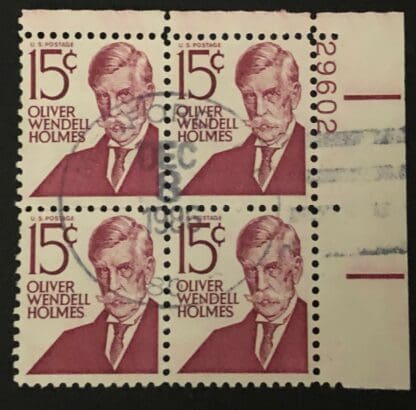 Scott # 1288 Used Plate Block