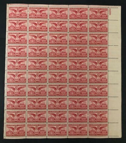 Scott # C40 Sheet Mint Never Hinged