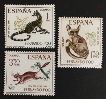 Fernando Po Scott #248-250 Mint Never Hinged