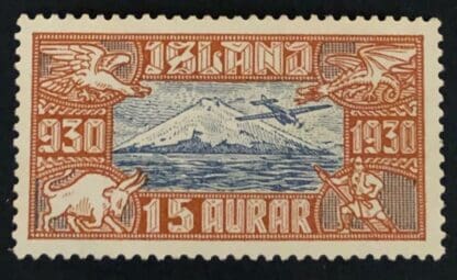 Iceland  #C4 Mint Hinged