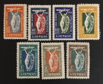 Lithuania Scott #C8-C14 Mint Hinged