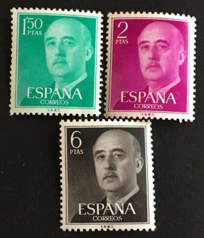 Spain Scott #827/830/833 Mint Never Hinged