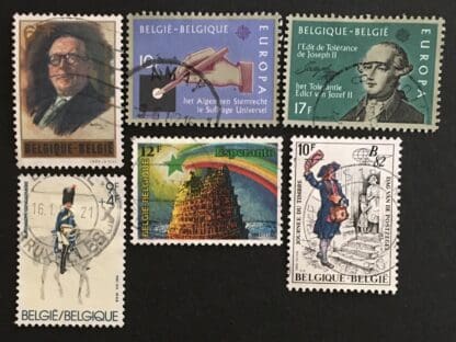 Belgium Scott #1115-1119 Used