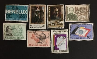 Belgium Scott #876-882 Used