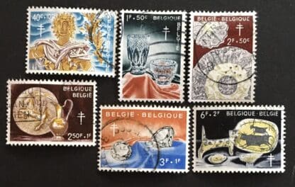 Belgium Scott #B678-B683 Used