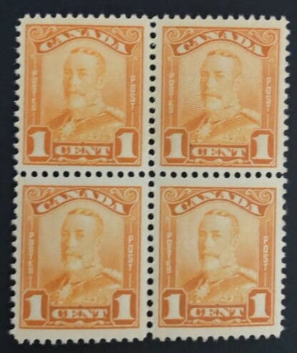 Canada Scott # 149 Mint Never Hinged Block of 4