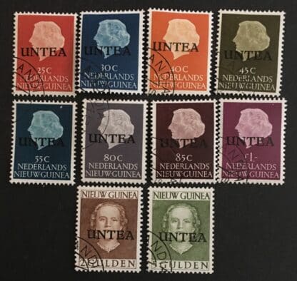 Netherlands New Guinea  UN Untea Scott 10-19 Used