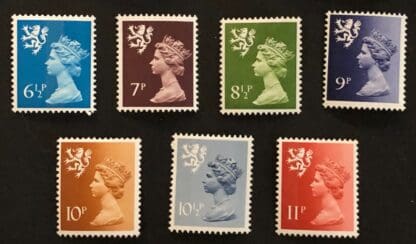 Great Britain Scotland  Scott # SMH 7-8//11-15  MNH