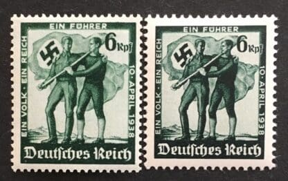 Germany Scott # 484-485 Mint Hinged