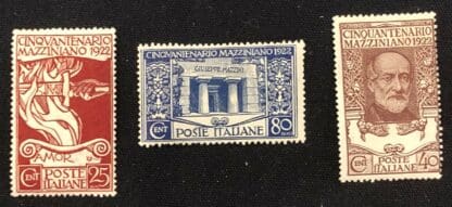 Italy Scott # 140-142 Mint Hinged