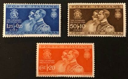 Italy Scott # 265-267 Mint Hinged