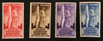 Italy Scott # 306-309 Mint Hinged