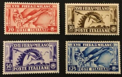 Italy Scott # 355-358 Mint Hinged