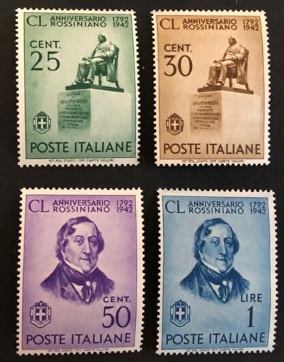 Italy Scott # 423-426 Mint Hinged