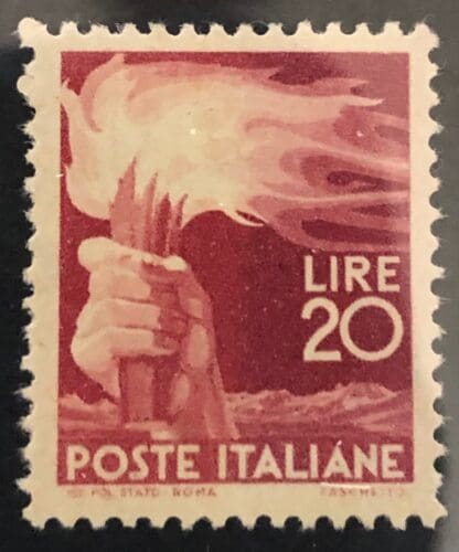 Italy Scott # 474 Mint Hinged