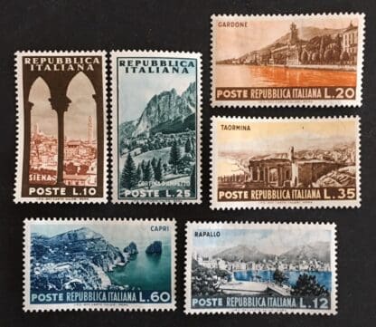 Italy Scott # 641-646 Mint Hinged