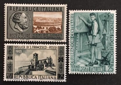 Italy Scott # 695-697 Mint Hinged