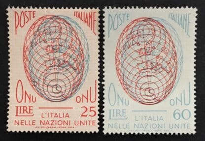 Italy Scott # 718-719 Mint Hinged