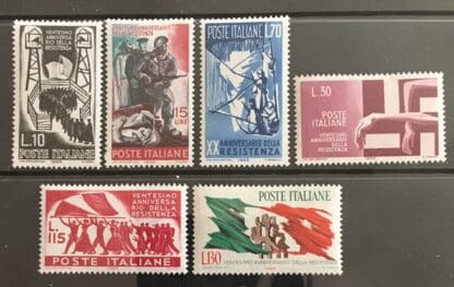 Italy Scott # 903-908 Mint Hinged