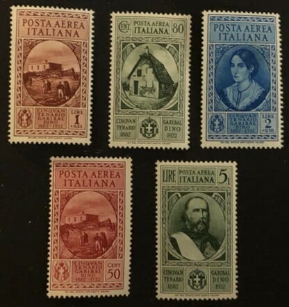 Italy Scott # C35-C39 Mint Hinged