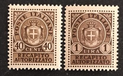 Italy Scott # EY4-EY5  Mint Hinged