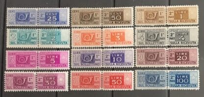 Italy Scott # Q61-Q72  Mint Hinged