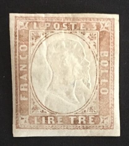 Italy Sardinia Scott # 15 Mint Hinged