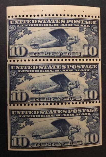 Scott # C10a Mint Never Hinged Booklet Pane