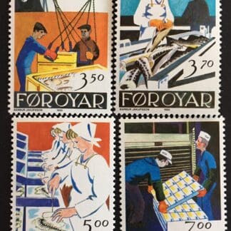 Faroe Islands Scott # 201-204 MNH