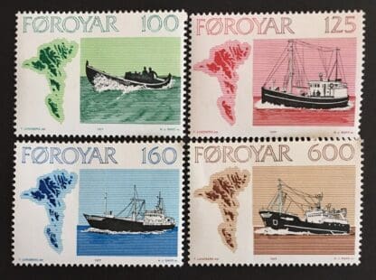 Faroe Islands Scott # 24-27 MNH