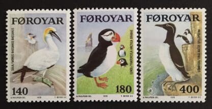 Faroe Islands Scott # 36-38 MNH