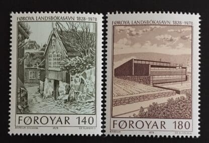 Faroe Islands Scott # 39-40 MNH