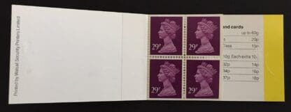 Great Britain Scott # MH 140a Booklet MNH