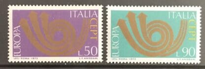 Italy Scott # 1108-1109 Mint Never Hinged