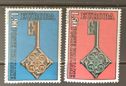 Italy Scott # 979-980 Mint Hinged