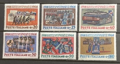 Italy Scott # 990-995 Mint Hinged