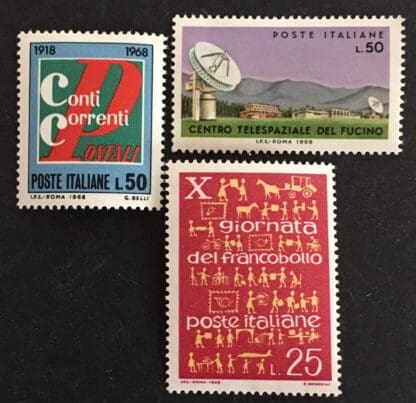 Italy Scott # 996-998 Mint Hinged